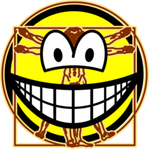 Man van Vitruvian smile